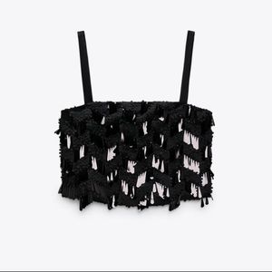 Zara sparkly shirt medium